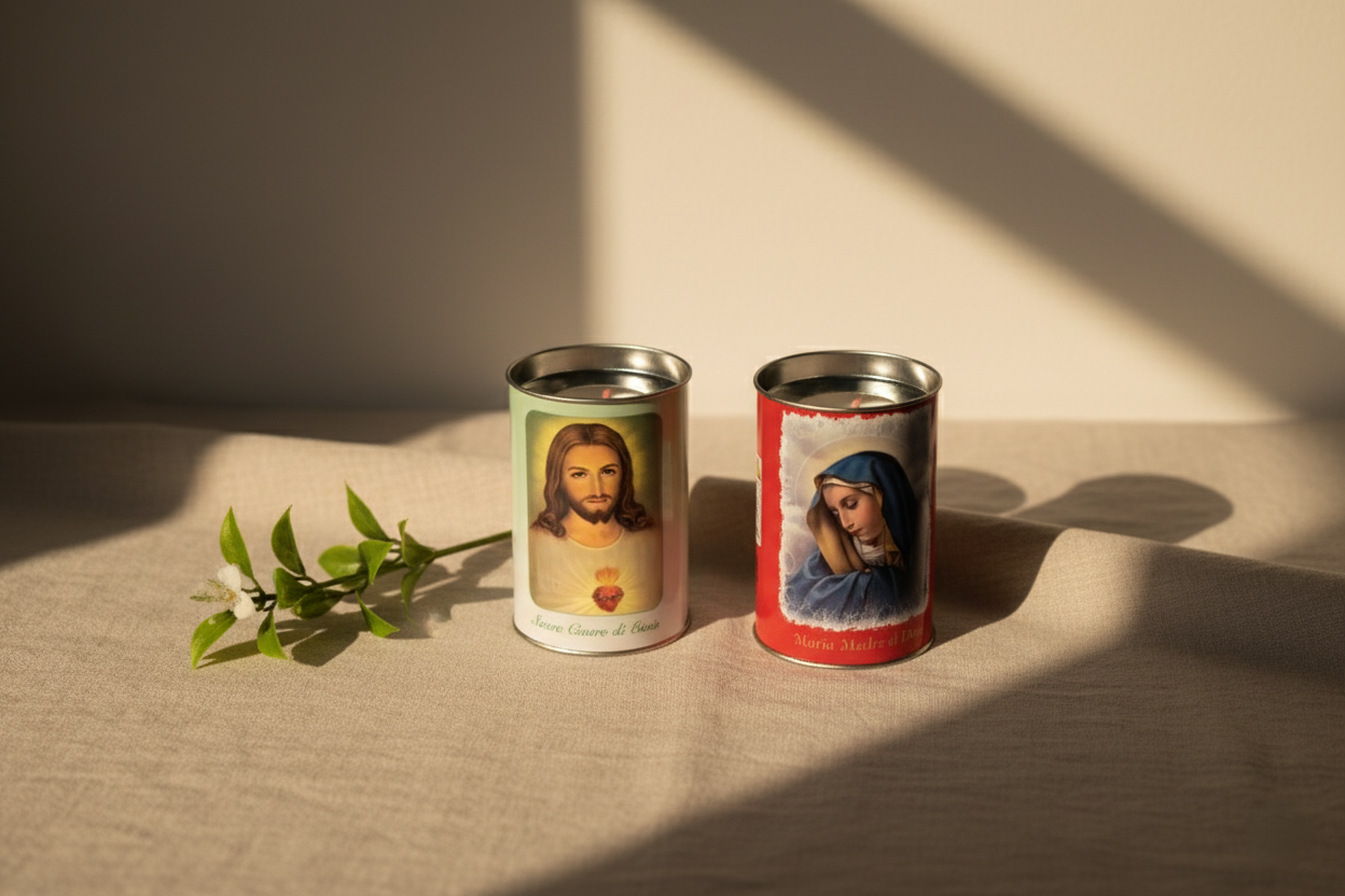 Set 2 candele ecologice (24 ore)