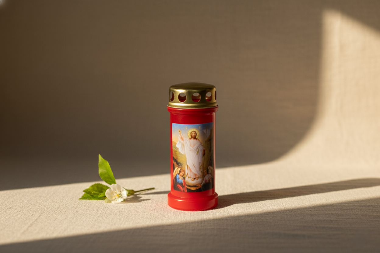 Candela plastic Invierea Domnului (70 ore)