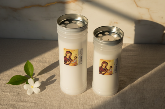 Set 2 candele plastic (120 ore + 144 ore)