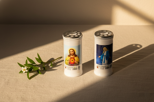 Set 2 candele plastic (36 ore)