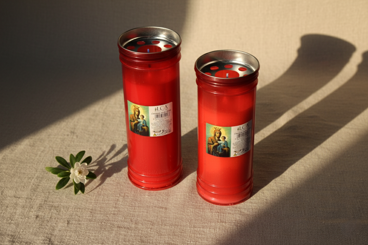 Set 2 candele plastic (120 ore + 144 ore)