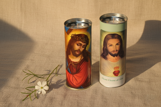 Set 2 candele ecologice (120 ore)