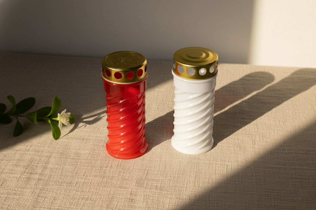 Set 2 candele plastic spirala (50 ore)